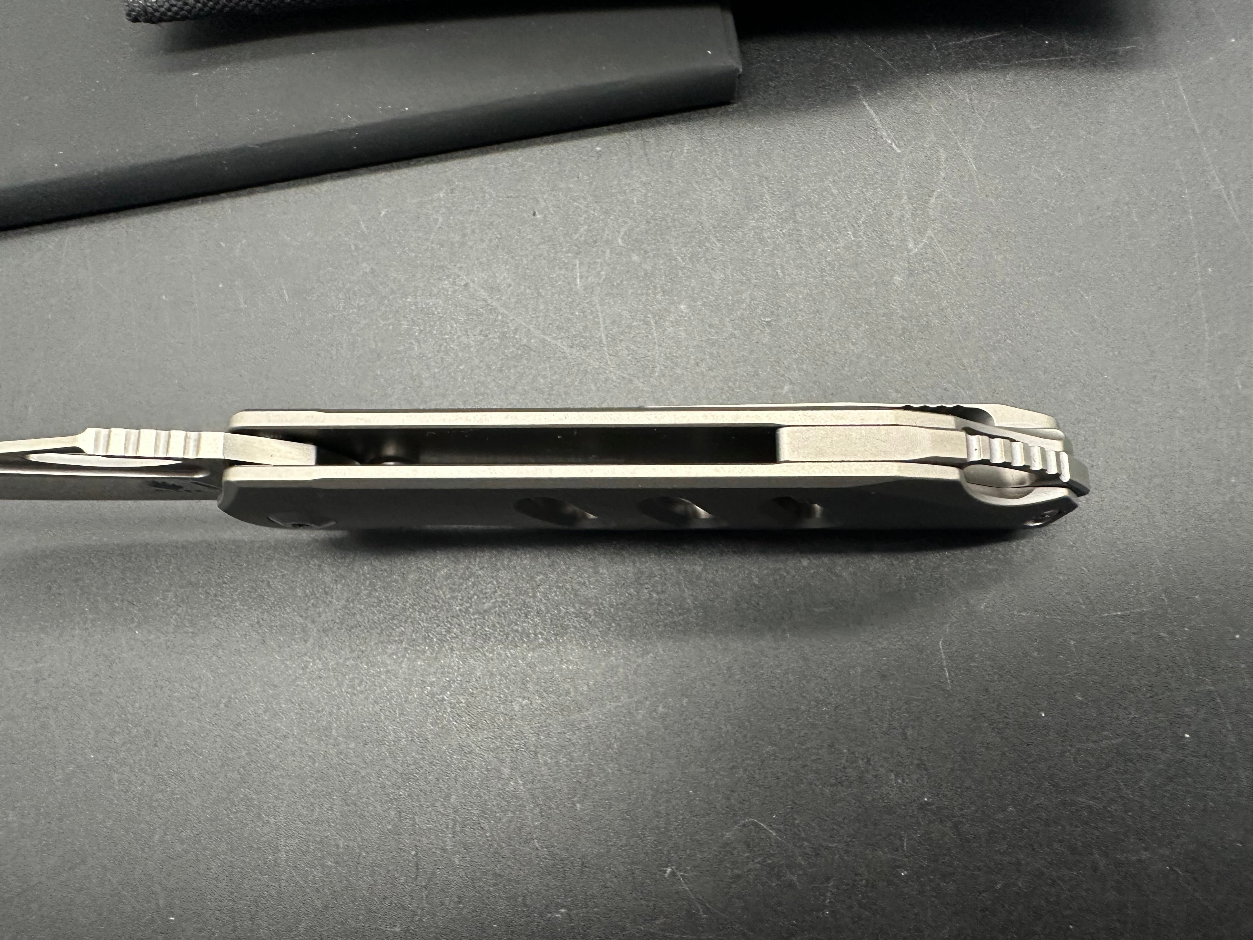 Kizer Assassin Frame Lock Flipper Knife - Premium Titanium Folding Pocket Knife with 3.15