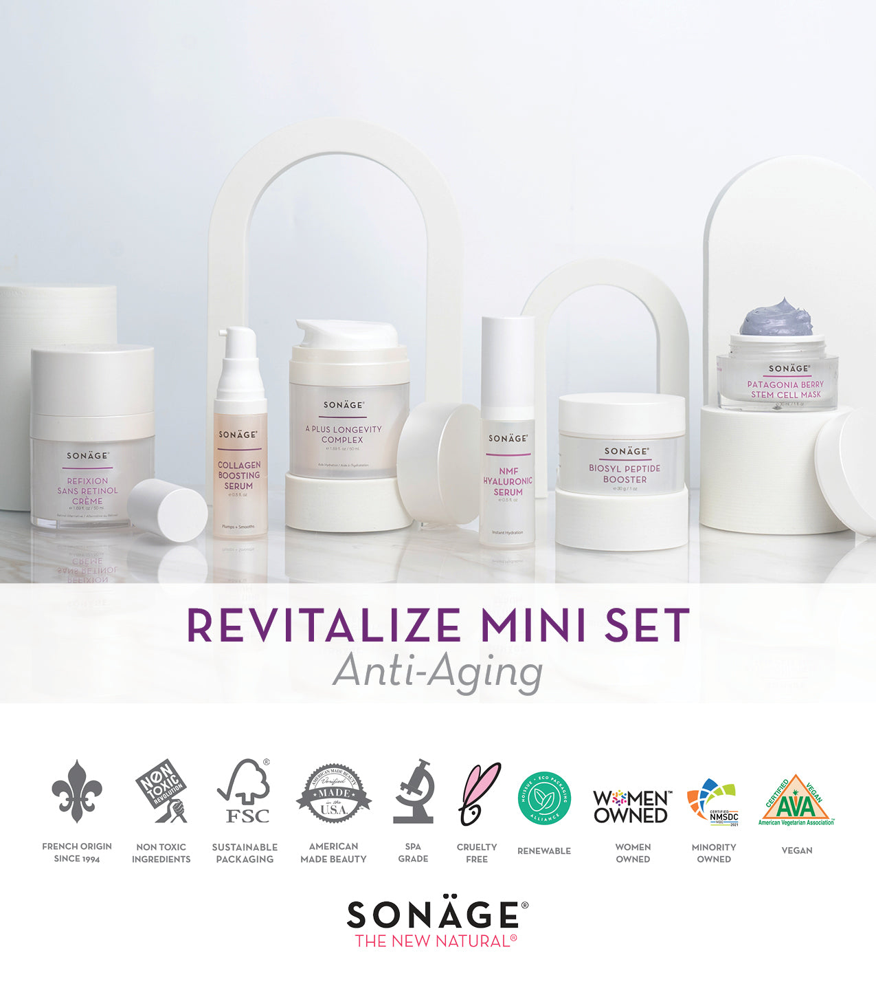 Revitalize Mini Set - Wholesale Skincare Bundle for Glowing Skin | Perfect for Spa, Gifts & Travel