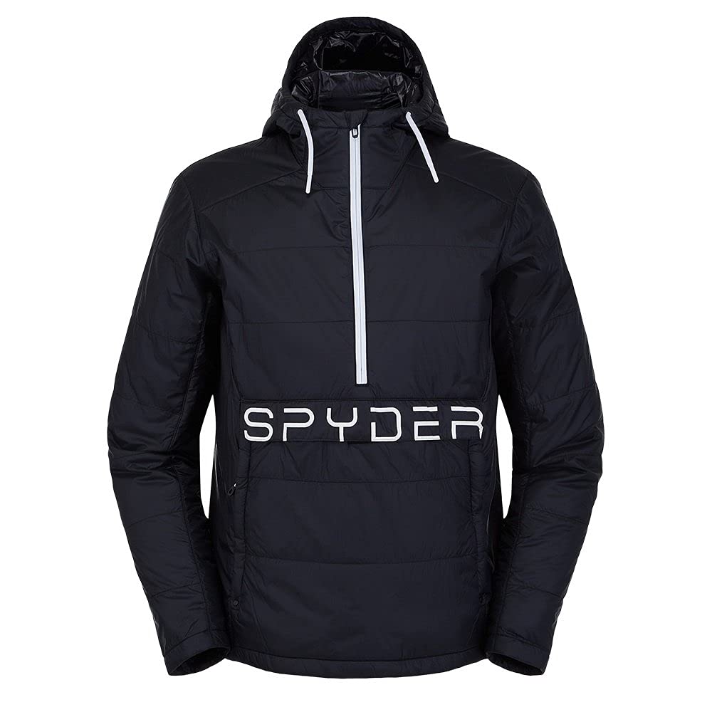 Spyder Men's Glissade Anorak Jacket - Lightweight Waterproof Windbreaker for Hiking, Skiing & Outdoor Adventures