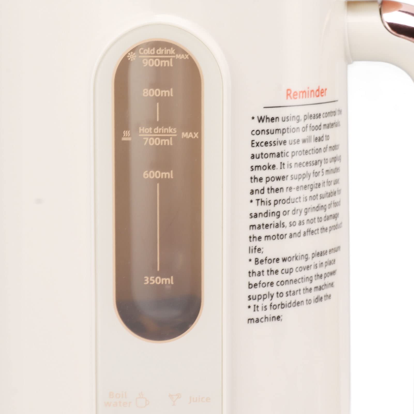Automatic Soy Milk Maker & Nut Milk Blender - High Speed Creamy White Multifunctional Machine for Home & Restaurant (110V US Plug) - Perfect for Making Fresh Soy Milk, Almond Milk & Healthy Nut Beverages