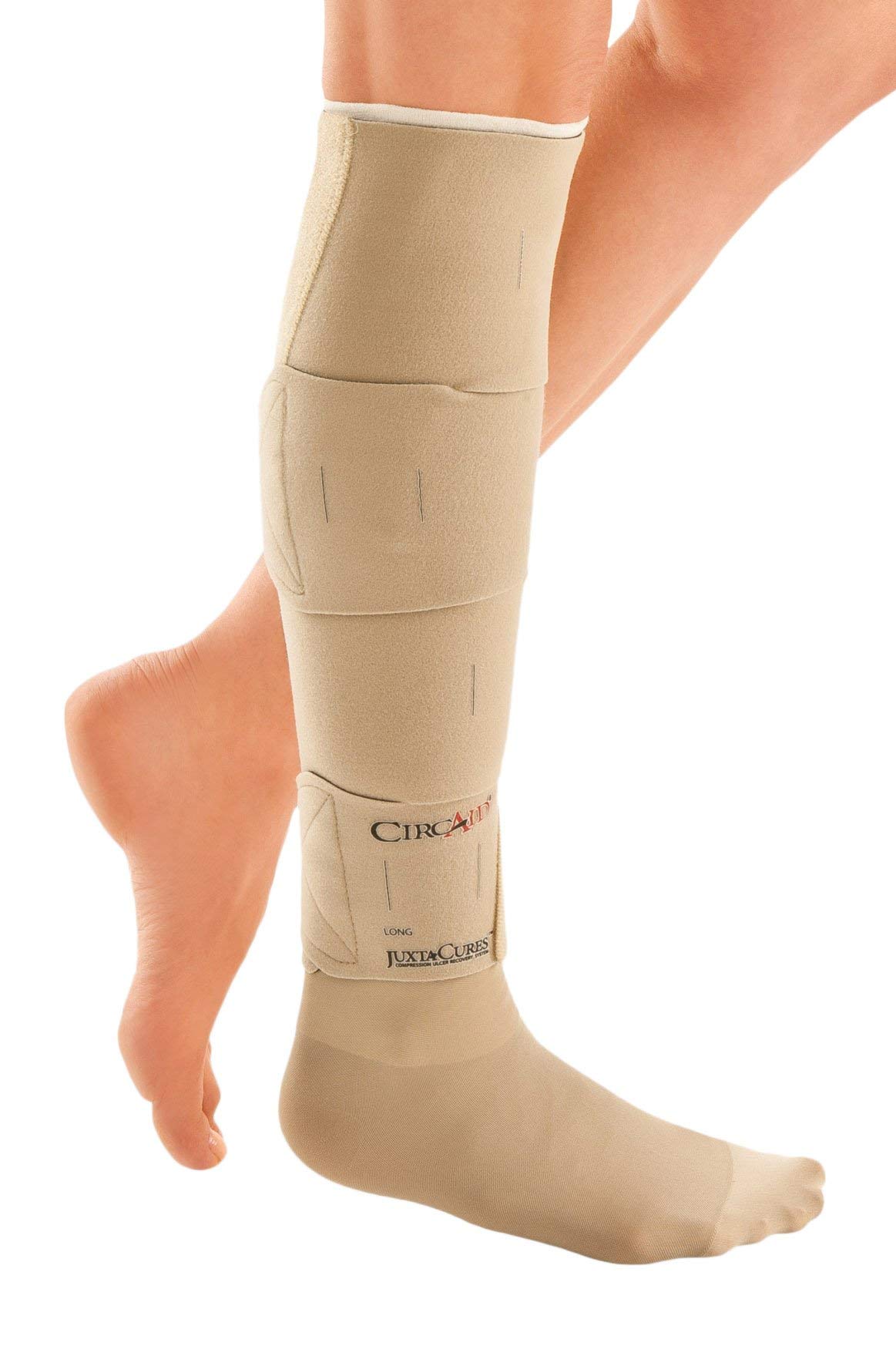 CircAid Juxtacures Adjustable Compression Wraps for Legs & Arms - Medical Grade Support for Swelling, Lymphedema & Varicose Veins - Perfect for Post-Surgery Recovery & Daily Comfort