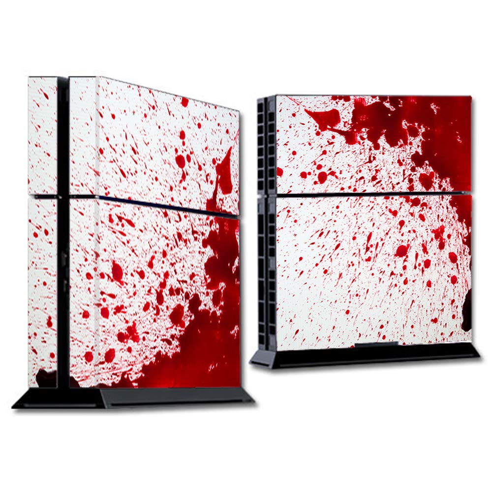 IT'S A SKIN Blood Splatter Design Vinyl Wrap Decal Sticker for PS4 Sony Playstation 4 Console - Custom Protective Skin Cover - Perfect for Gaming Setups, Themed Rooms & Gamer Gifts