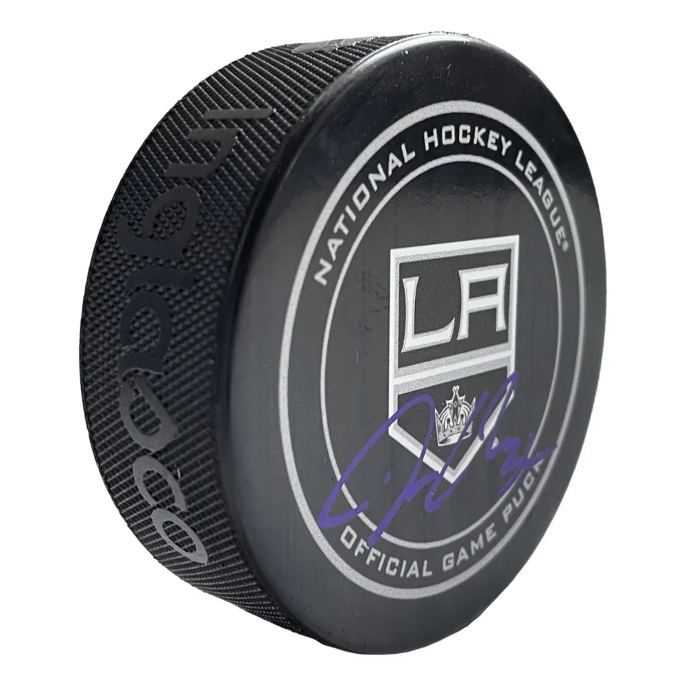 Jonathan Quick Autographed LA Kings 2014 Stanley Cup Championship Hockey Puck - Signed with IGM COA - Perfect for NHL Memorabilia Collectors & Kings Fans Display
