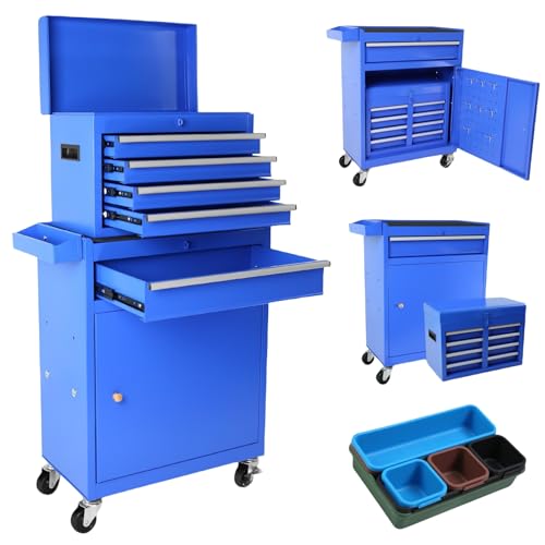 5+1 Drawers Blue