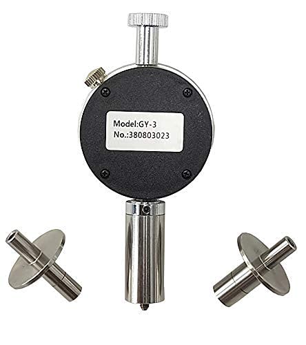 Premium GY-3 Fruit Hardness Tester Penetrometer - Dual Measuring Heads (0.5-12kg/cm² & 1-24kg/cm²) - Accurate Fruit Firmness Meter for Quality Control in Orchards, Farms, and Food Processing Labs