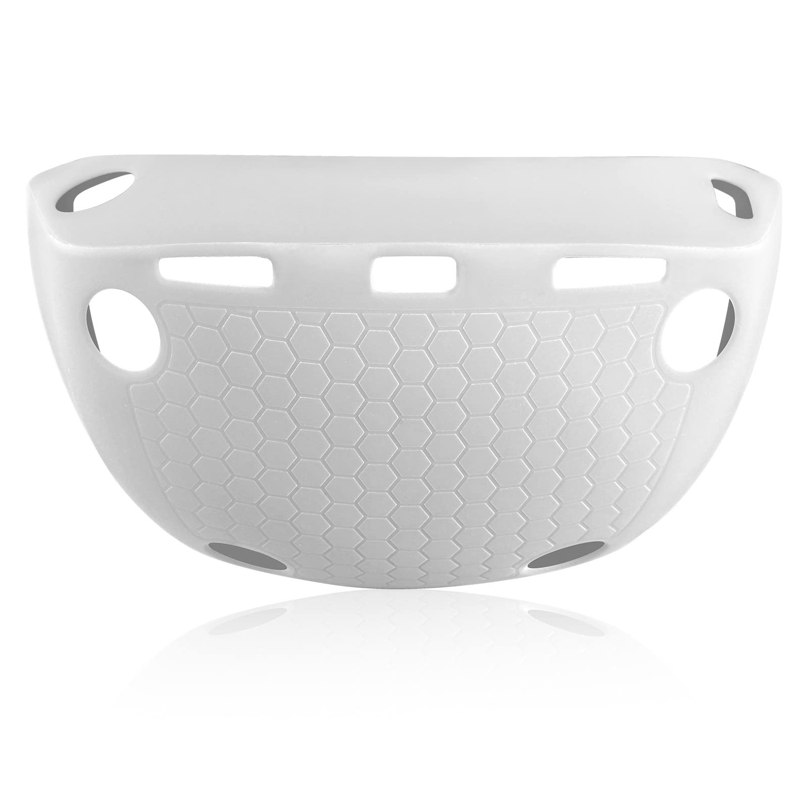 PS VR2 Silicone Protective Cover - Anti-Scratch, Anti-Dust, Anti-Shock VR Headset Shell for Playstation VR2 | Honeycomb Gray Design | Perfect for Gaming, Travel & VR Arcade Protection