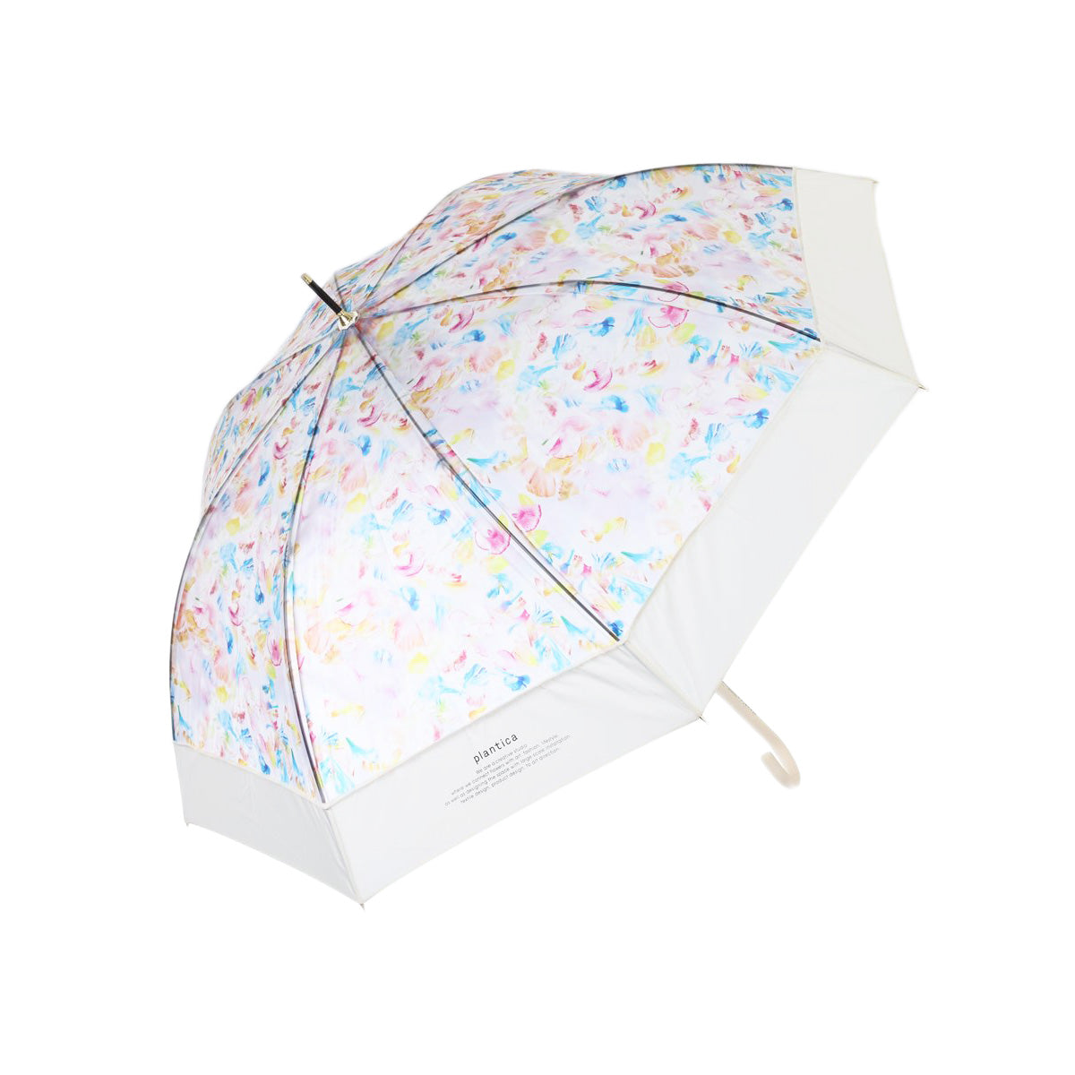 WPC Patch Flower Long 61 Umbrella in Pink (420g) - Stylish Rain Protection for Women, Outdoor Events & Fashion Accessories