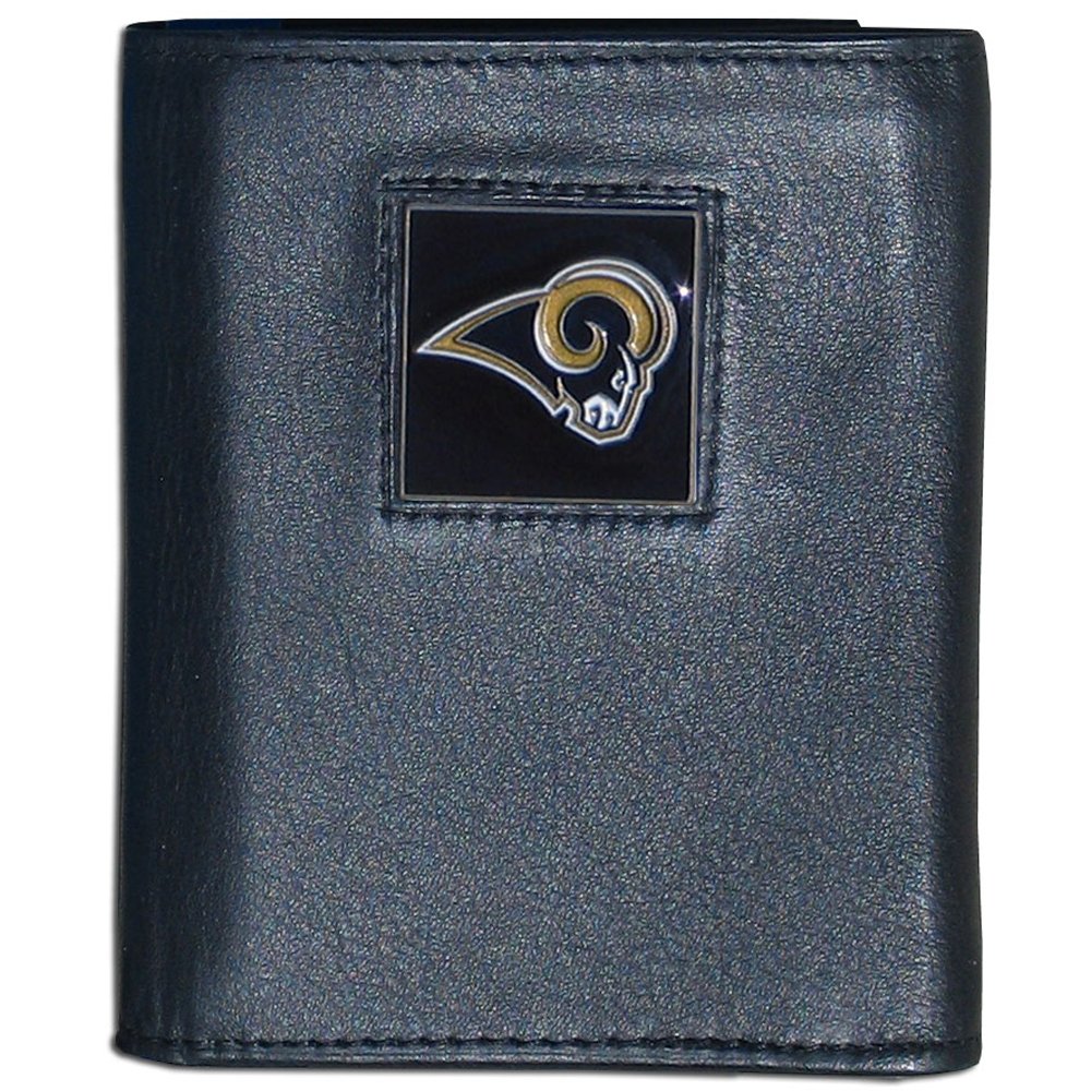 Premium Men's Leather Tri-Fold Wallet - RFID Blocking, Multiple Card Slots & ID Window - Gift Box Included - Perfect for Everyday Use, Travel & Business