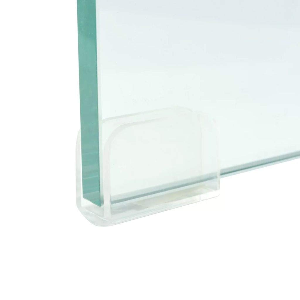 Clear Glass TV Stand & Monitor Riser - 31.5