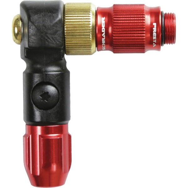 ABS 1 Pro Chuck Pump Head - High Pressure Red Hi-Gloss Finish for Industrial & Automotive Applications | Durable Air Compressor Accessory for Workshops & Garages