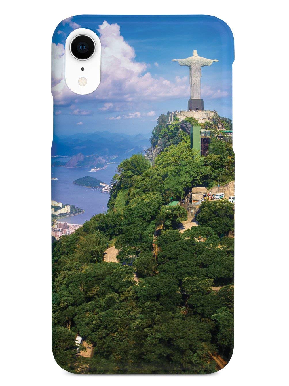 3D Textured Protective Phone Case for Apple iPhone XR - Christ The Redeemer Inspired Design - Slim Shockproof Cover with Enhanced Grip - Perfect for Travel, Daily Use & Gift Giving