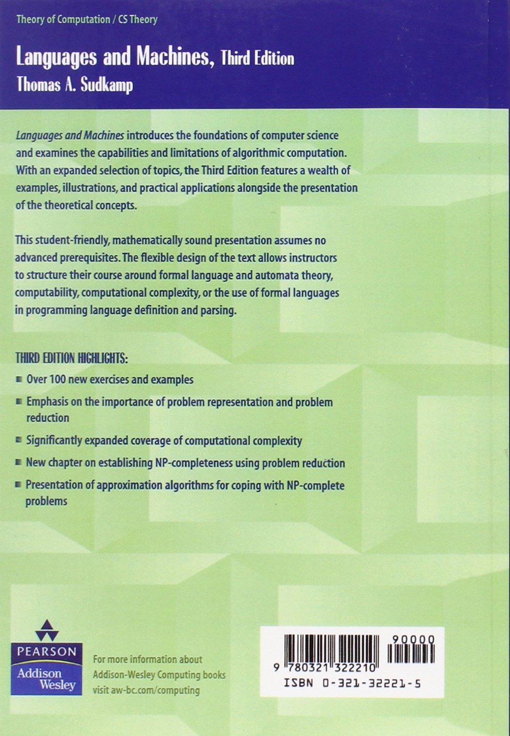Languages and Machines: An Introduction to the Theory of Computer Science (3rd Edition) - Textbook for Computer Science Students, Researchers & Professionals | Perfect for University Courses, Self-Study & Academic Reference