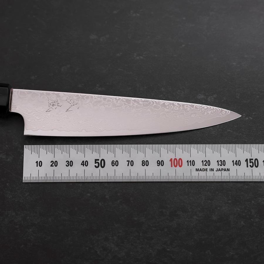 Petty ZA 18 Damascus Steel Kitchen Knife with Buffalo Magnolia Handle - 150mm Blade for Precision Slicing, Peeling & Garnishing | Perfect for Chefs & Home Cooking