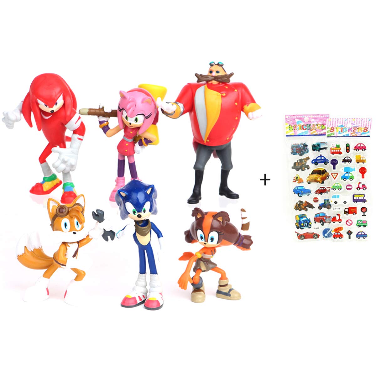 6-Piece Sonic The Hedgehog Action Figure Set - 2
