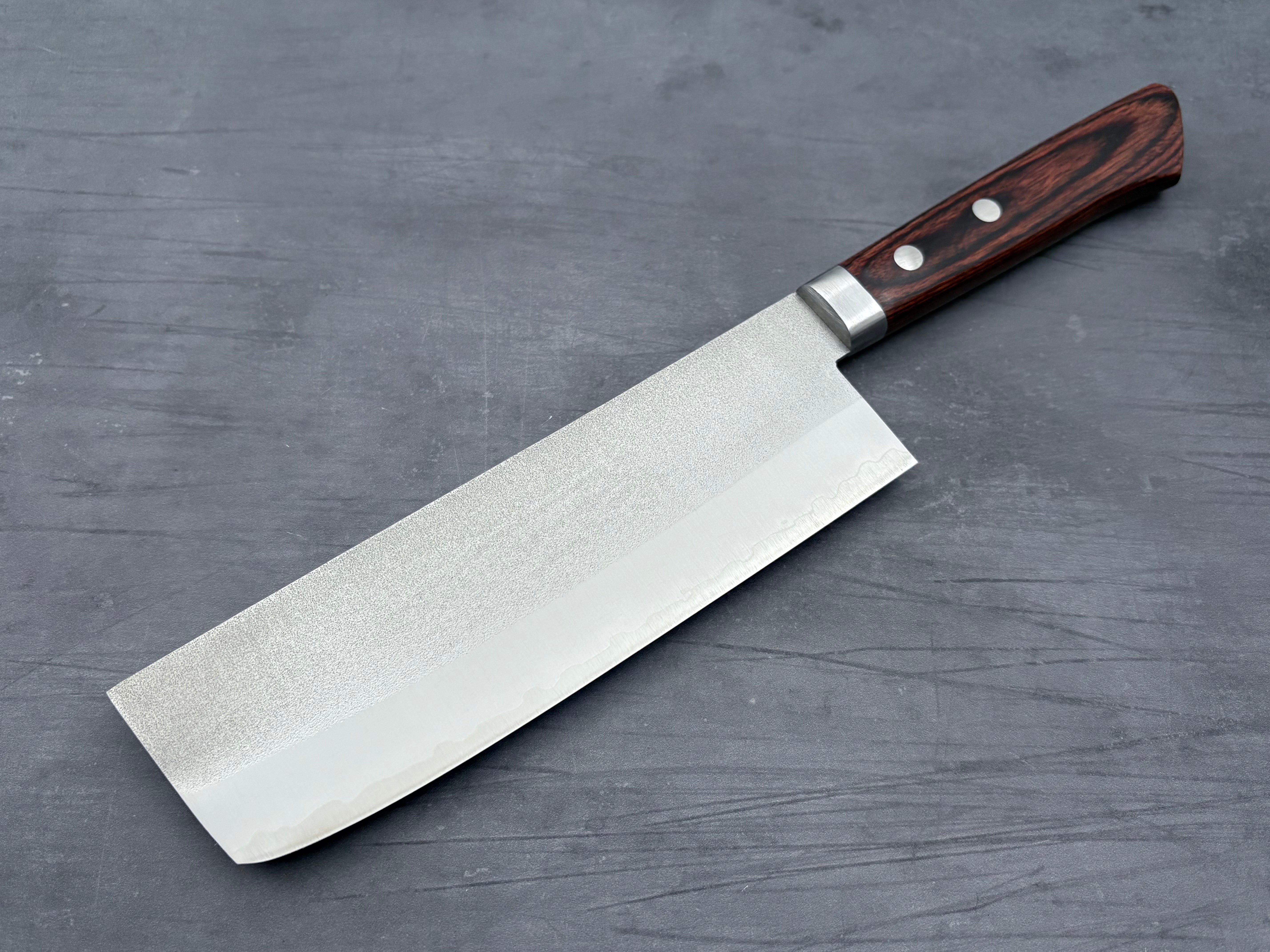 Masutani V1 Nakiri Japanese Vegetable Knife - High Carbon Stainless Steel Blade for Precise Chopping, Slicing, and Dicing - Perfect for Home Chefs and Professional Kitchens