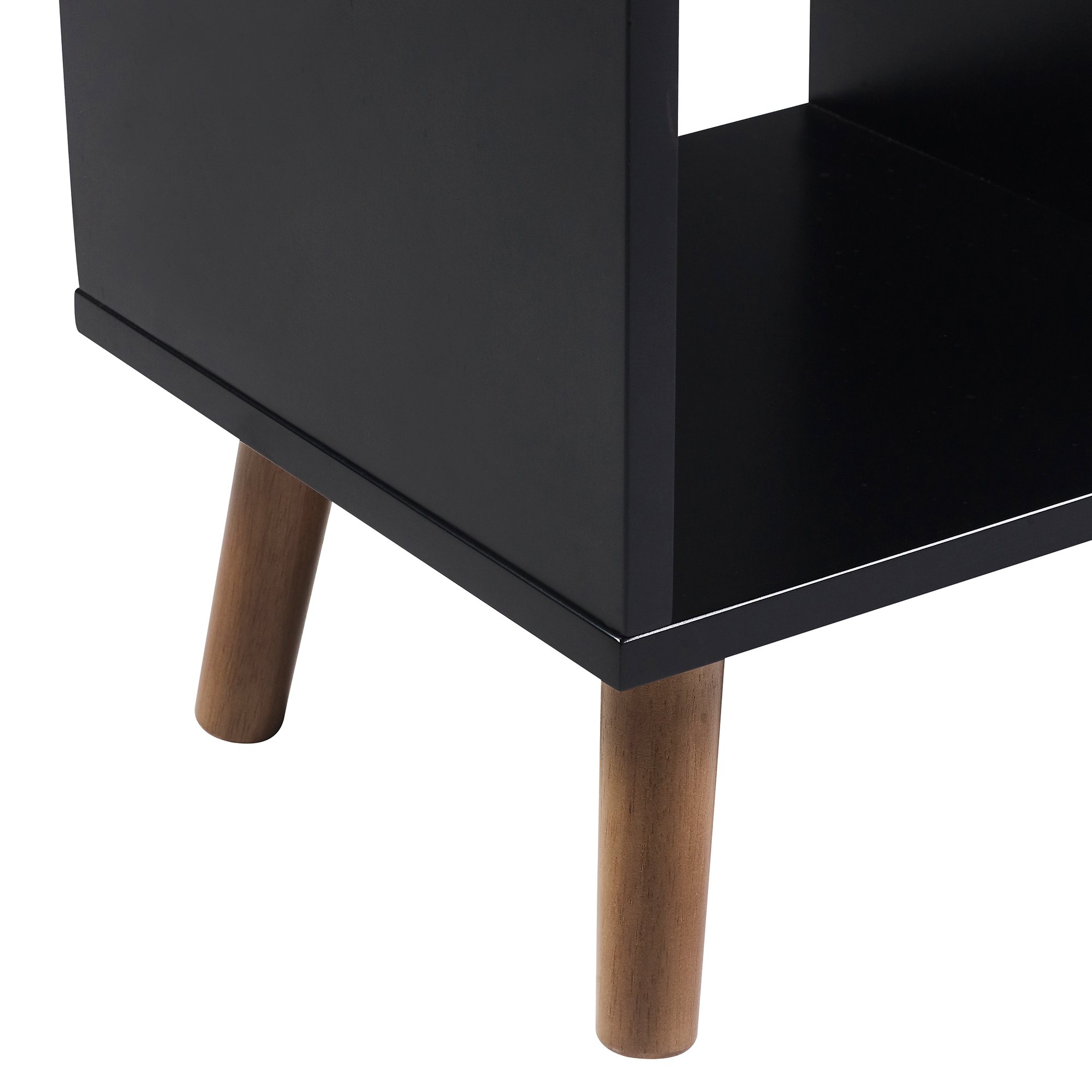 Premium Walnut & Black Office Desk - Modern Ergonomic Workstation for Home & Business Use - Perfect for Remote Work, Study, and Professional Workspaces