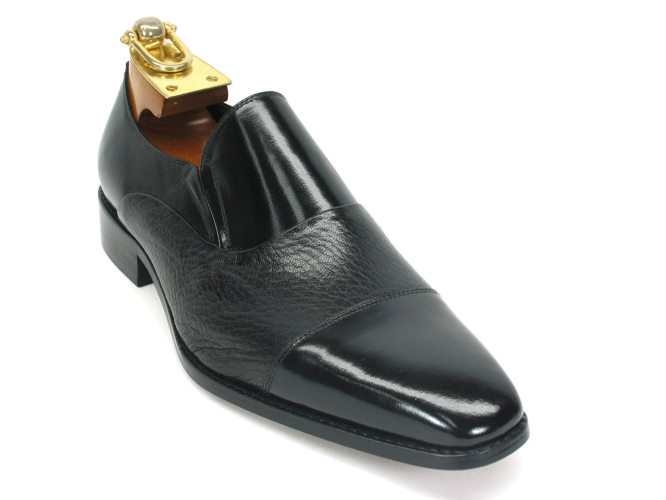 Premium Deerskin Patent Leather Loafers for Men - Comfortable & Stylish Slip-On Shoes for Business, Casual & Office Wear