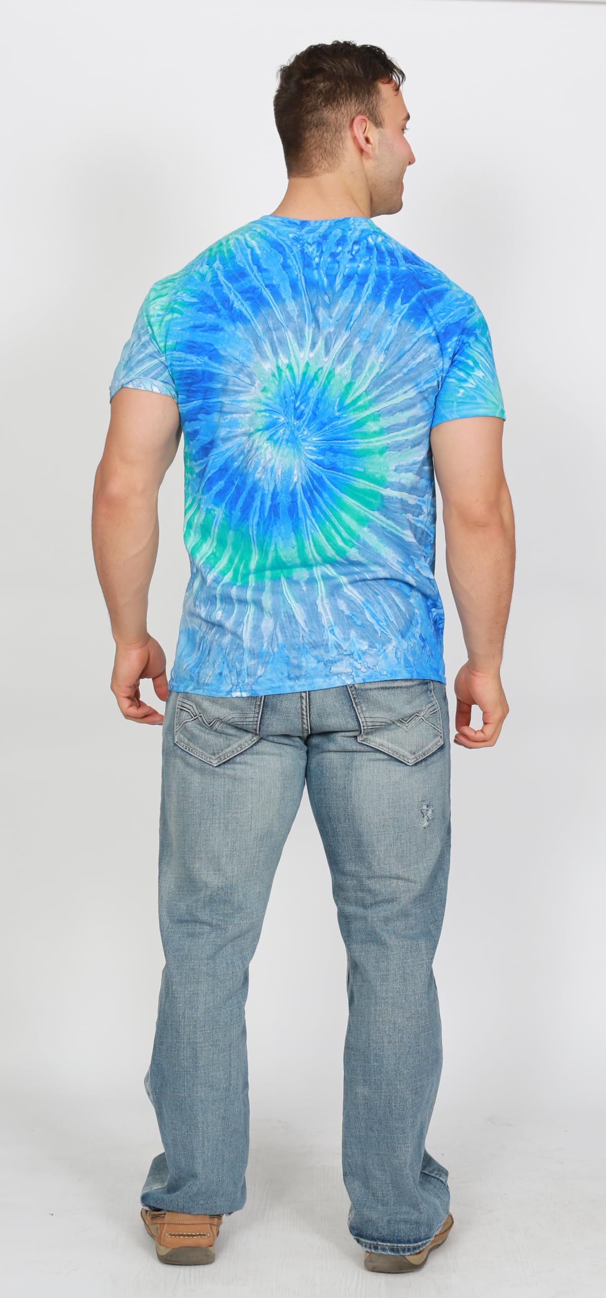 Vibrant Colortone Tie Dye T-Shirts for Men & Women | Soft Unisex Short Sleeve Cotton Tees | Perfect for Festivals, Beach & Casual Wear
