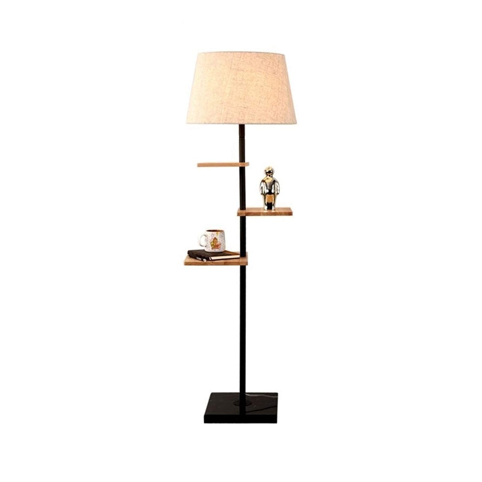 Solid Wood Modern Nordic Floor Lamp - American Creative European Coffee Table Lamp for Living Room & Bedroom - Stylish Vertical Lighting for Home Decor, Reading & Relaxation