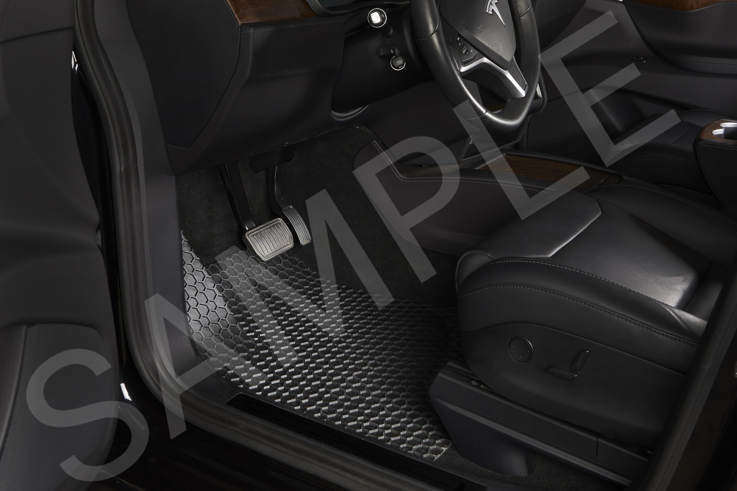 ToughPro Heavy Duty All Weather Floor Mats for Acura MDX 2014-2020 - Premium Black Rubber Car Mats (Front Row, Made in USA) - Perfect for Rain, Snow & Mud Protection