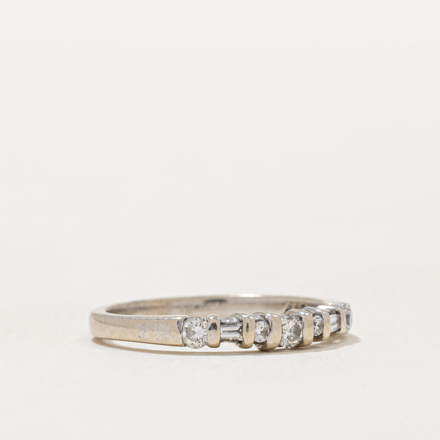 0.21ctw Multi-Cut Diamond Band Ring - Size 6 | Elegant Stackable Wedding Band for Women | Perfect for Anniversary, Engagement & Everyday Wear