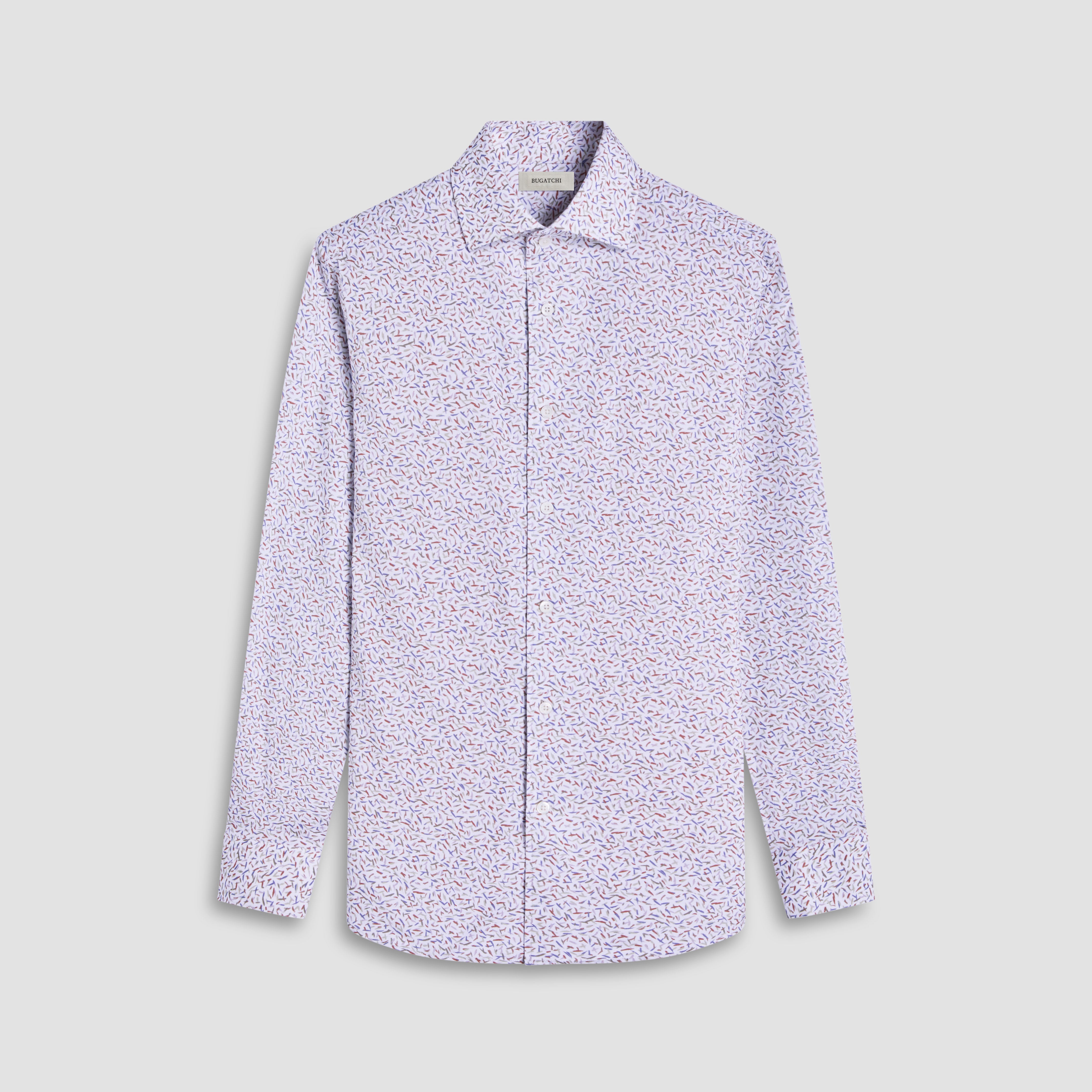 Devon Abstract Print 100% Cotton Shirt for Men - Stylish Casual Wear for Office, Outings & Everyday Comfort