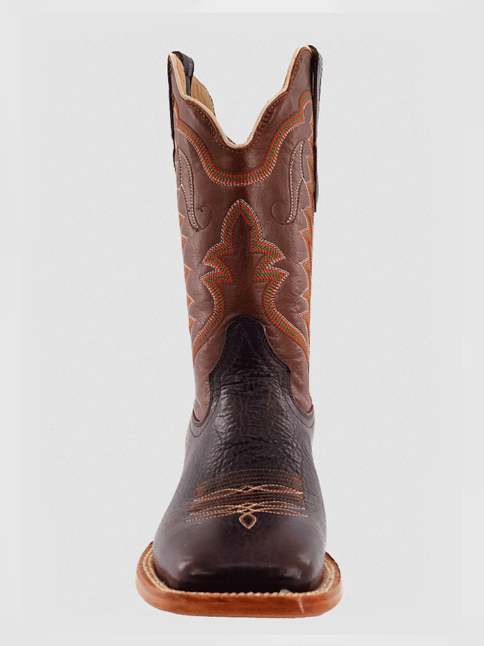 R.Watson RW8020 Genuine Cowhide Western Boots for Men - Walnut Brown - Durable & Comfortable for Riding, Work & Outdoor Activities