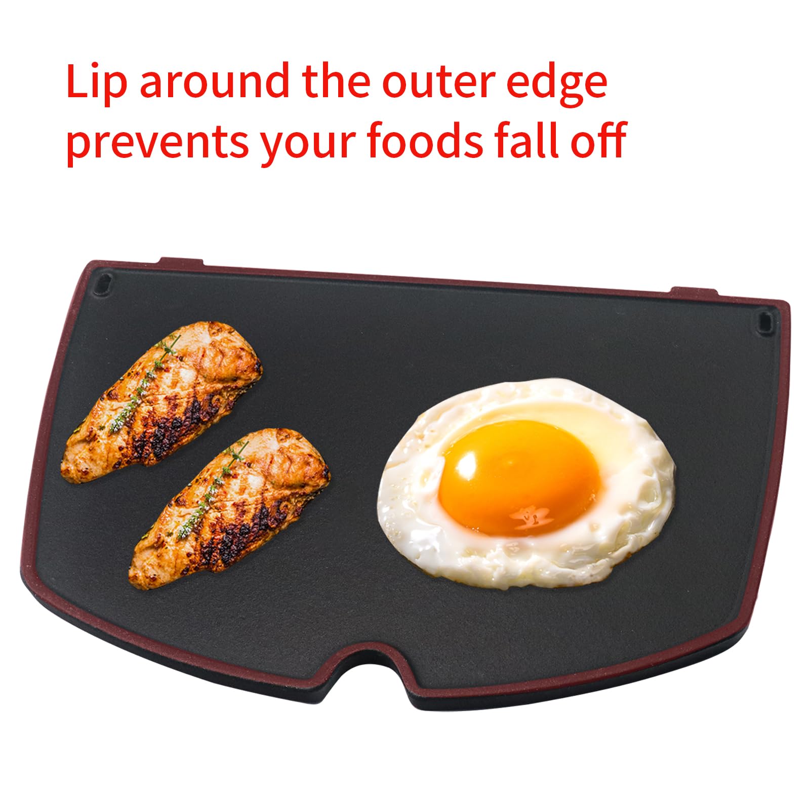 Zemibi Grill Grate Set - 6559 Griddle & 7645 Grate for Outdoor BBQ, Camping, and Backyard Cooking - Heavy Duty Stainless Steel Cooking Accessories