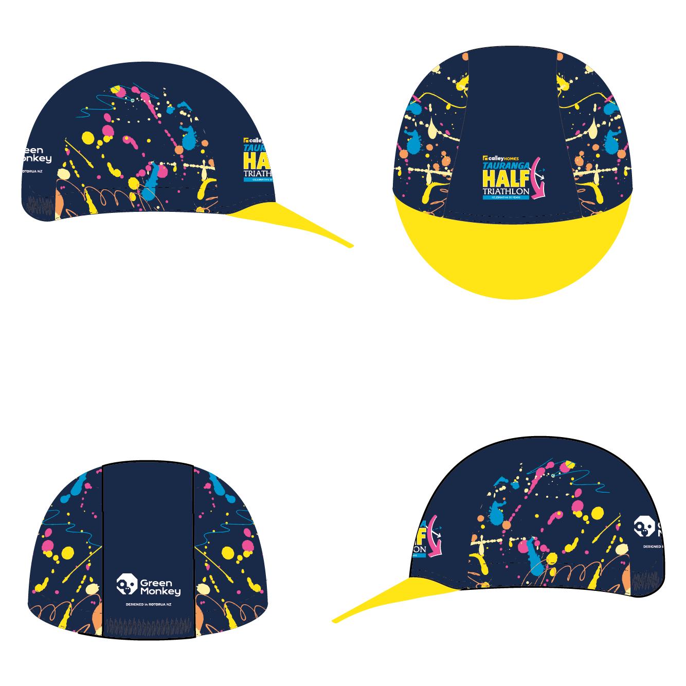 NAVY PAINT SPLATTER