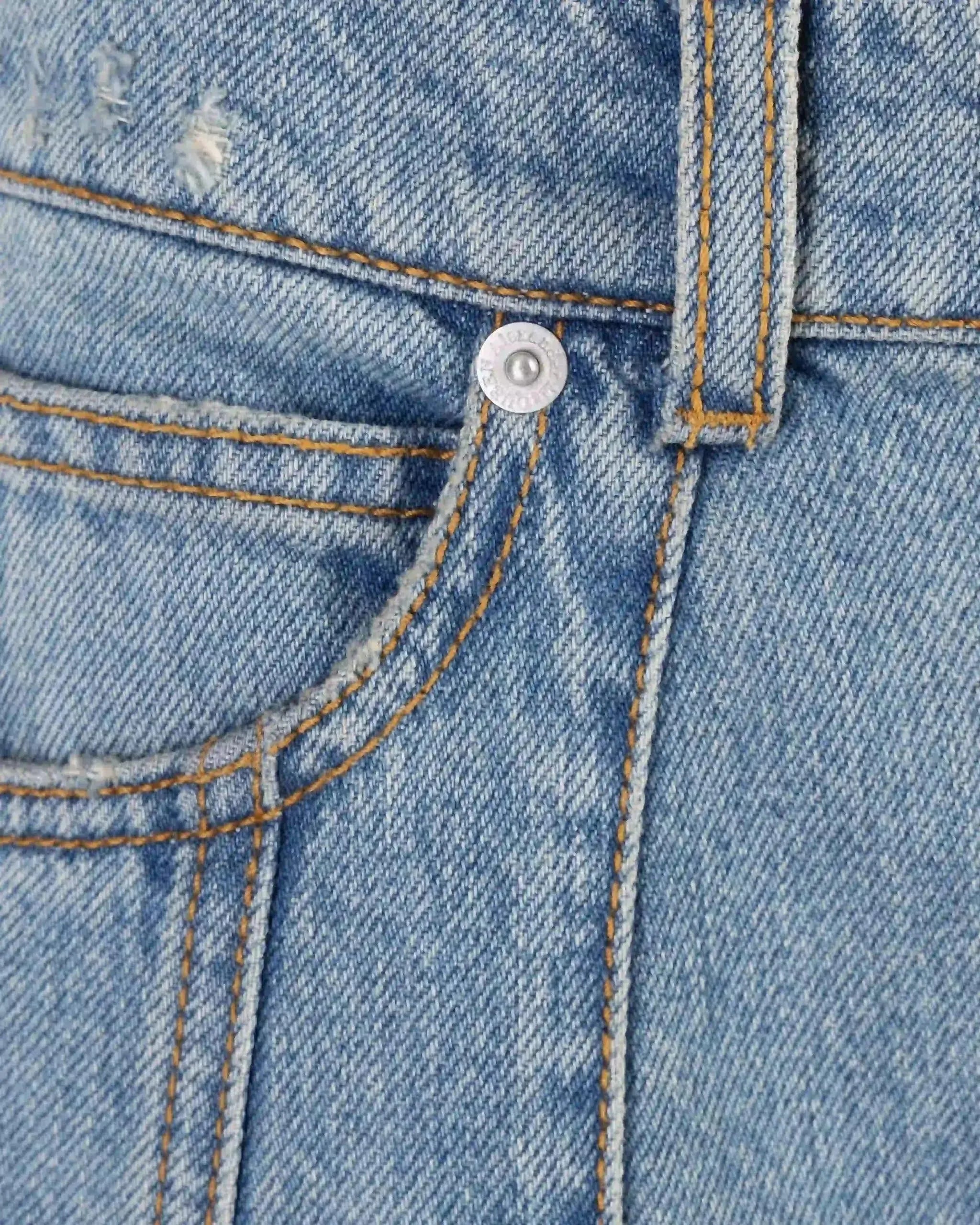 High Low Organic Denim Skirt for Women - Trendy Asymmetrical Hem Casual Skirt | Perfect for Summer Outfits, Beach Wear & Boho Fashion