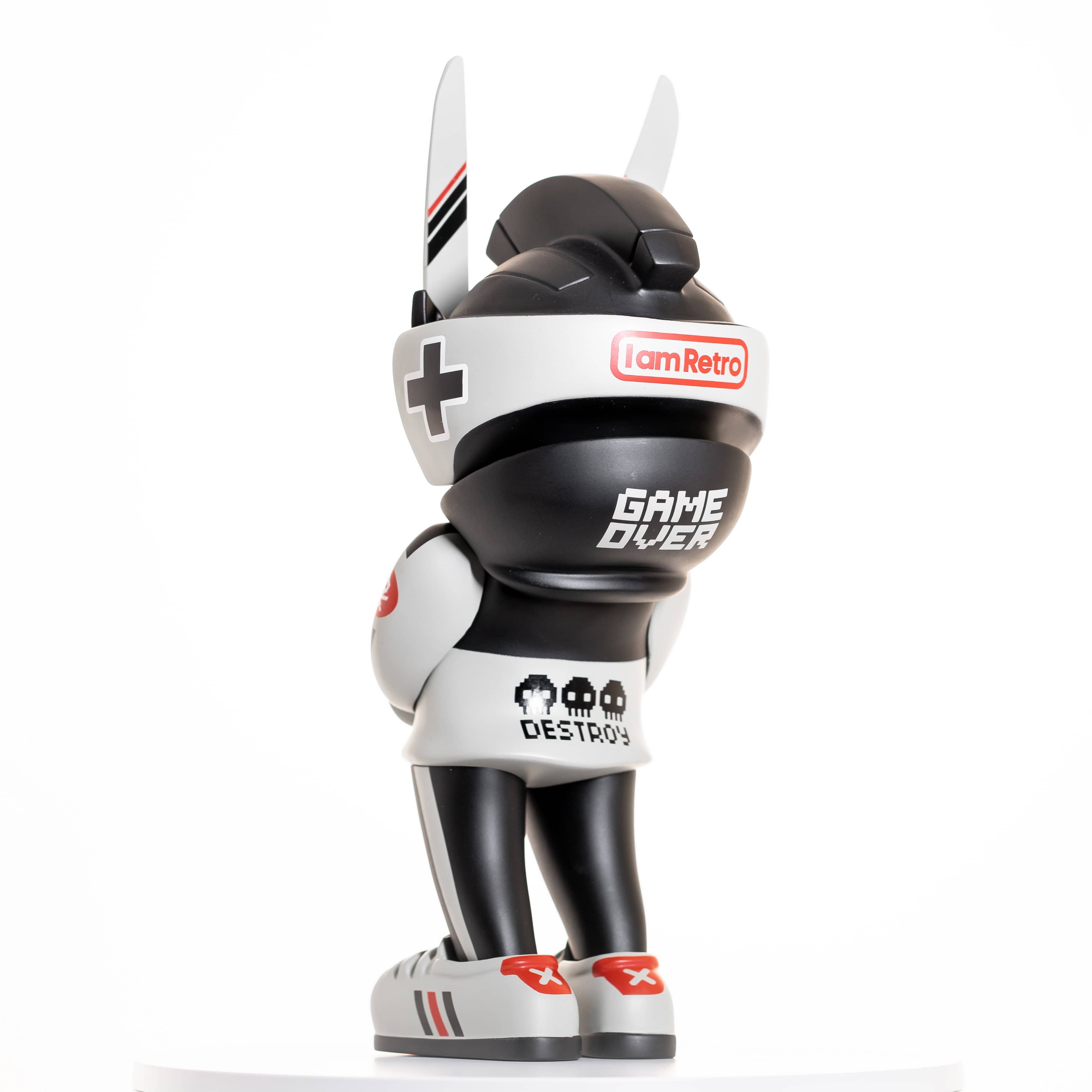Retro Destroyer MEGA TEQ63 Action Figure - Limited Edition by Quiccs x Martian Toys x IamRetro - Collectible Vinyl Art Toy for Display & Home Decor