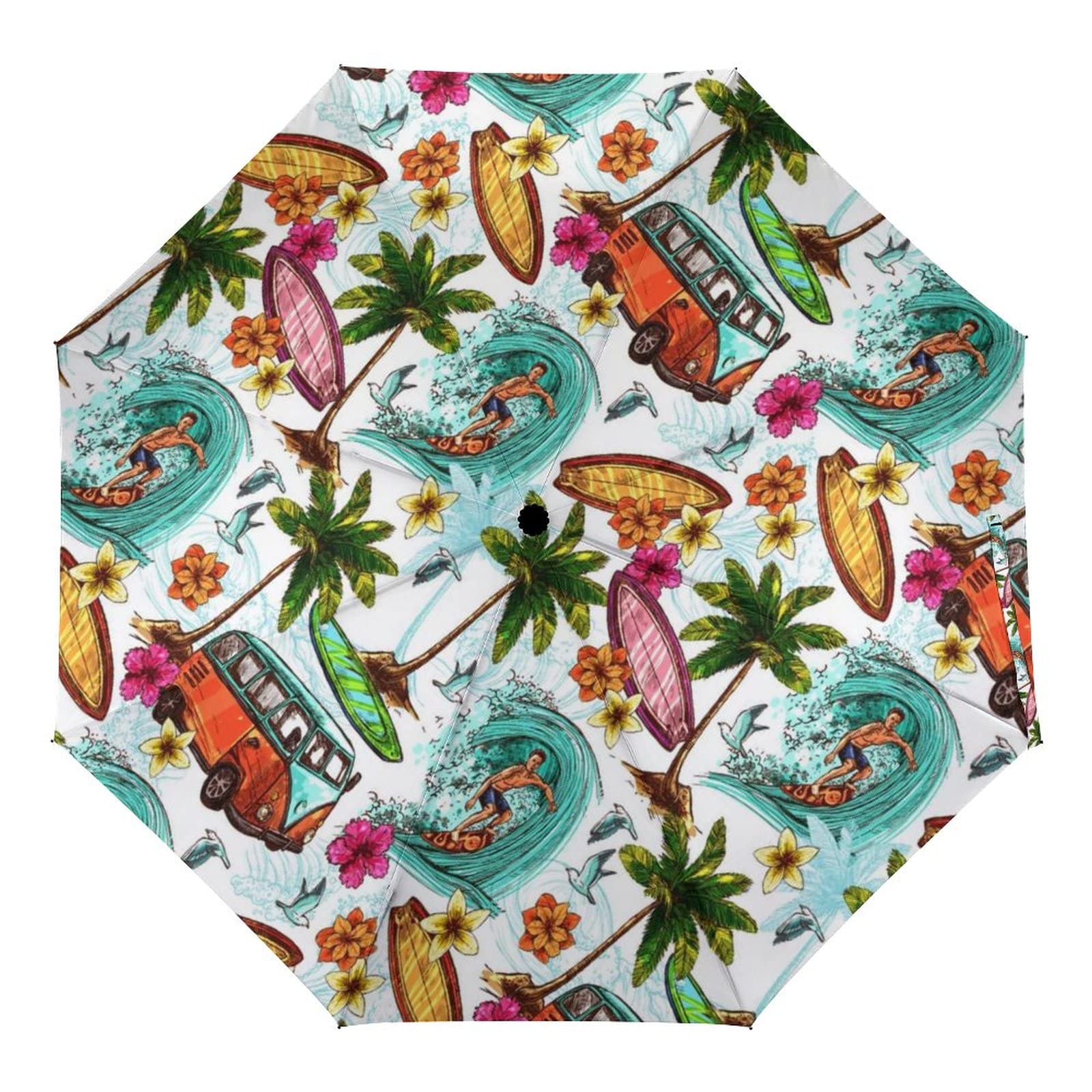Windproof Compact Travel Umbrella with Auto Open/Close - Waterproof Portable Umbrella for Paris Sightseeing & Eiffel Tower Visits - Perfect for Rainy Days, Travel, Commuting & Outdoor Adventures
