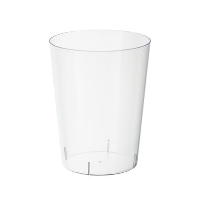 96 oz. Clear Plastic Ice Bucket 5 Pack - Large Transparent Party Drink Cooler for Beer, Wine & Champagne - Perfect for Weddings, BBQs, Pool Parties & Outdoor Events