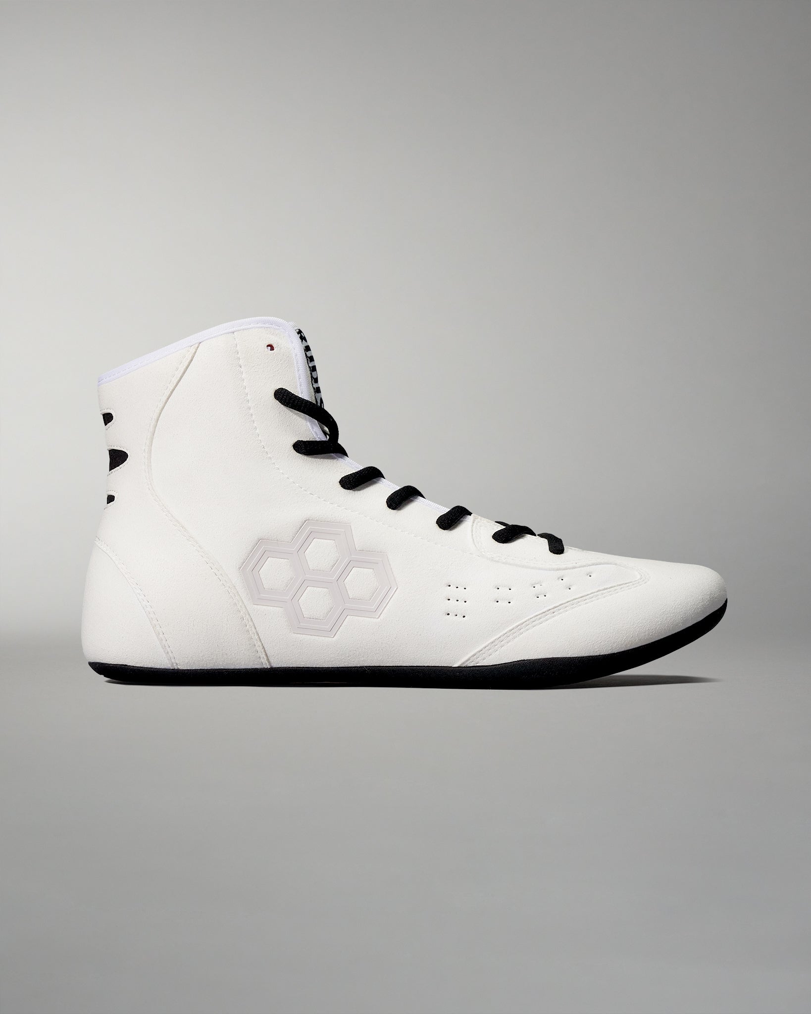 RUDIS International Adult Wrestling Shoes - White | Lightweight & Durable for Training & Competition | Perfect for Wrestling, MMA & Grappling