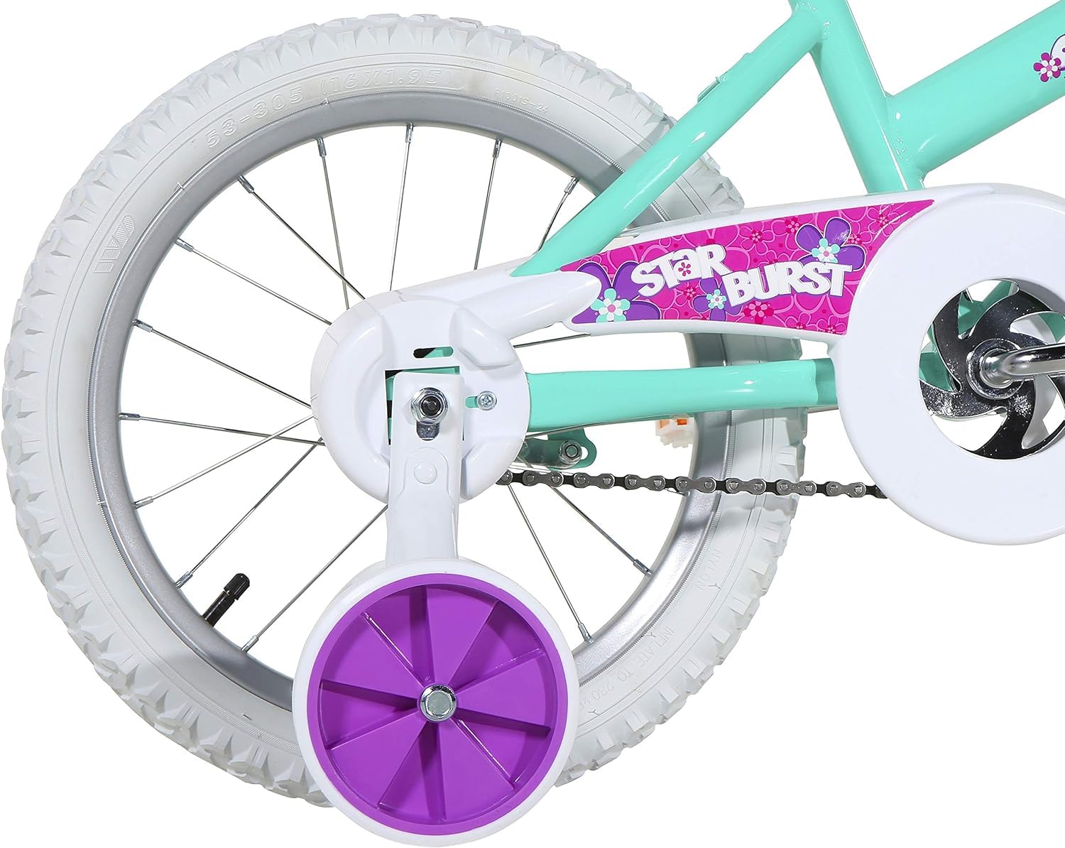 Dynacraft Star Burst Kids Bike - 16 Inch Children's Bicycle for Boys & Girls, Outdoor Riding, Exercise & Play | Perfect Birthday Gift & Backyard Fun for Active Kids