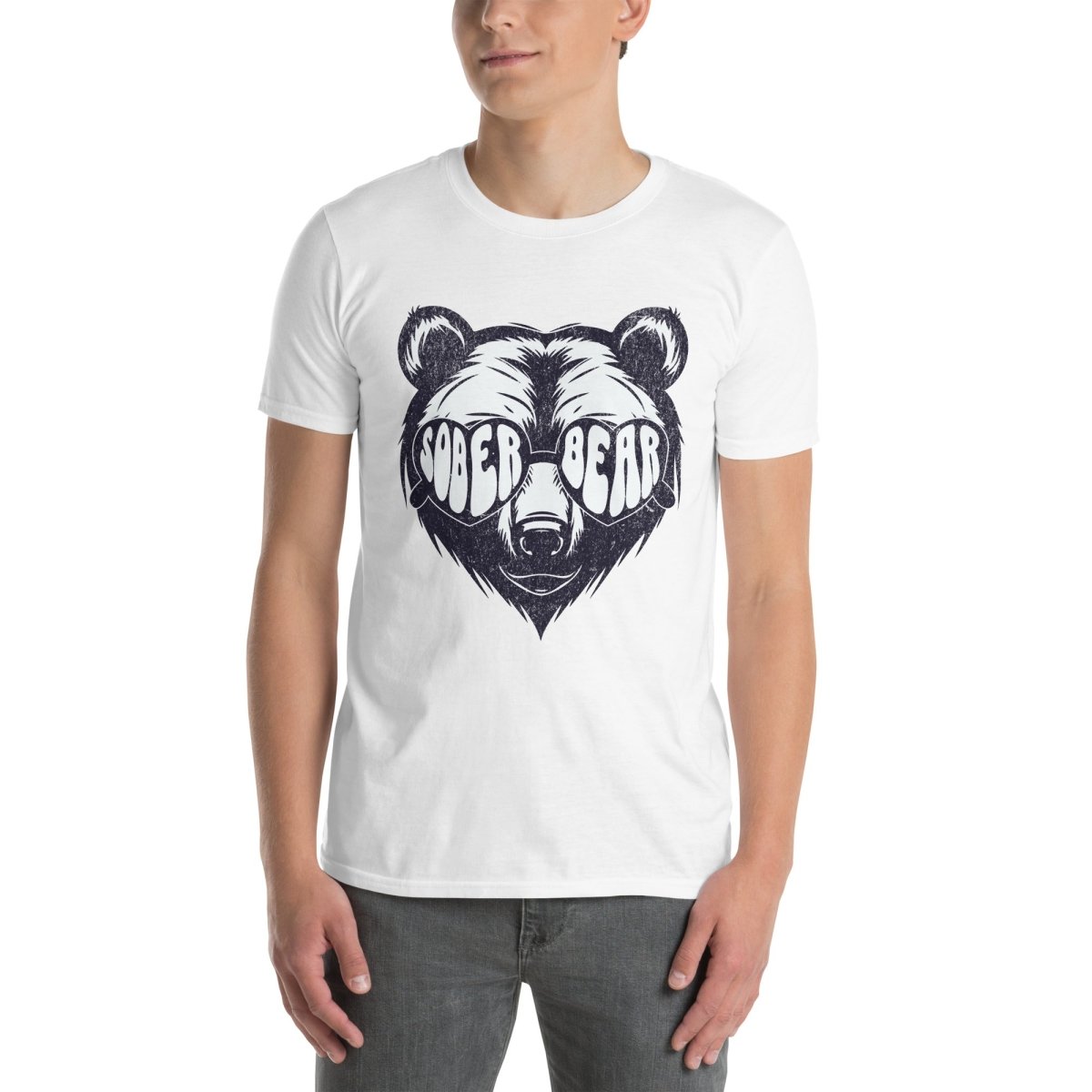 Sober Bear Essential T-Shirt - Soft Cotton Tee for Men & Women - Casual Everyday Wear for Street Style & Lounge Comfort
