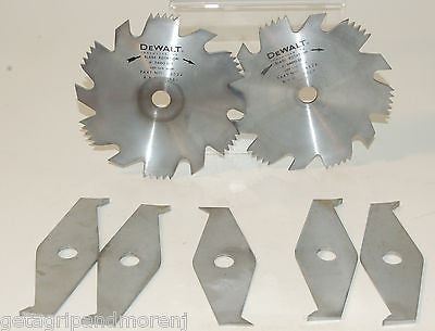DeWalt 6 Inch Dado Blade Set for Table Saws - Premium Woodworking Tool for Cutting Grooves & Rabbets | Perfect for Cabinet Making, Furniture Building & DIY Projects
