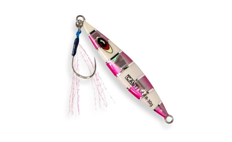 Slow Pitch Jig Casting Lure - Kick R 30g for Saltwater Fishing | Perfect for Bass, Snapper & Offshore Angling