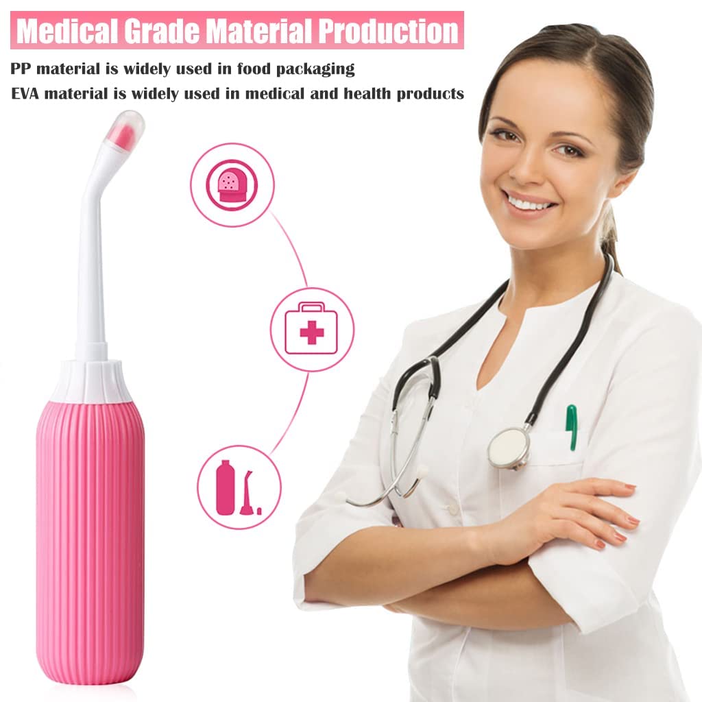 Darkstick Retractable Handheld Bidet - Portable, Anti-Slip Design with Angled Nozzle Spray - Includes Travel Bag (Multiple Colors) - Perfect for Travel, Camping & Home Use