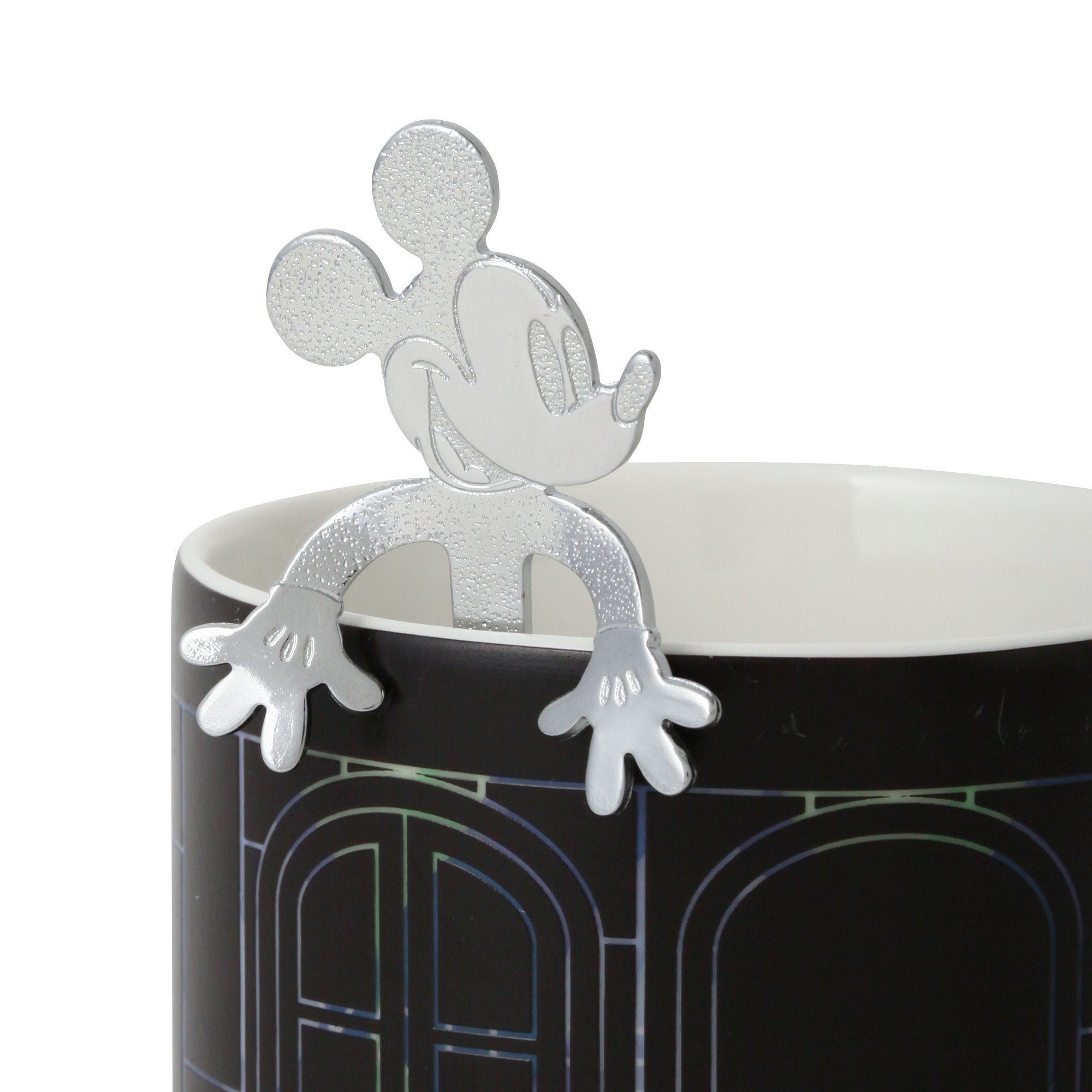 Disney Mickey Mouse Silver Coffee Spoon - Perfect for Coffee, Tea, and Desserts | Cute Gift for Disney Fans