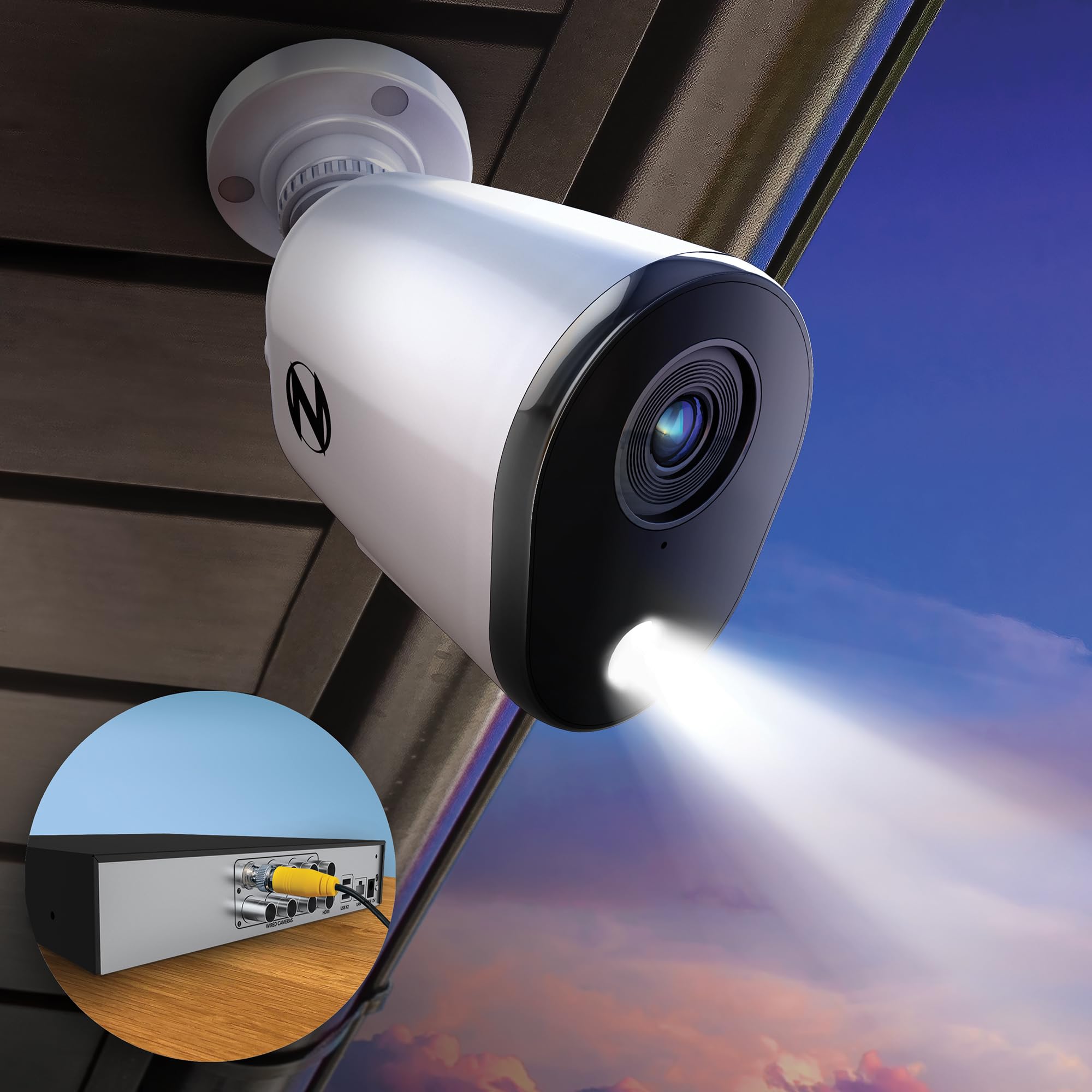 Night Owl 2-Way Audio 12 Channel DVR Security System with 8 Wired 2K HD Cameras (4 Bullet + 4 Dome) & 2TB HDD - Indoor/Outdoor Surveillance for Home & Business Protection - Perfect for 24/7 Monitoring & Crime Deterrence