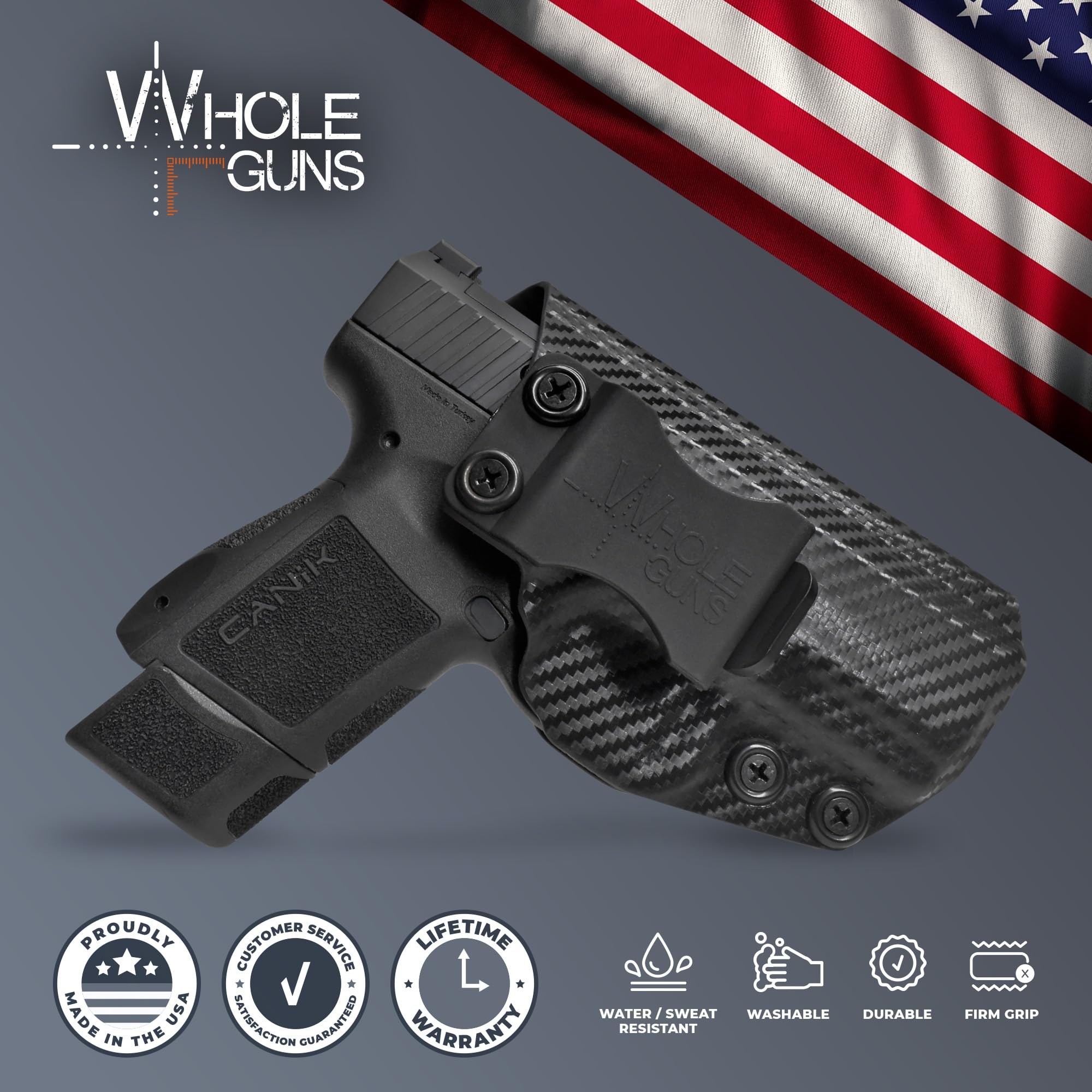 **Stoeger STR-9C IWB Full Cover Holster - Concealed Carry Inside Waistband Gun Holster for Comfort & Safety - Perfect for Everyday Carry, CCW, and Tactical Use**