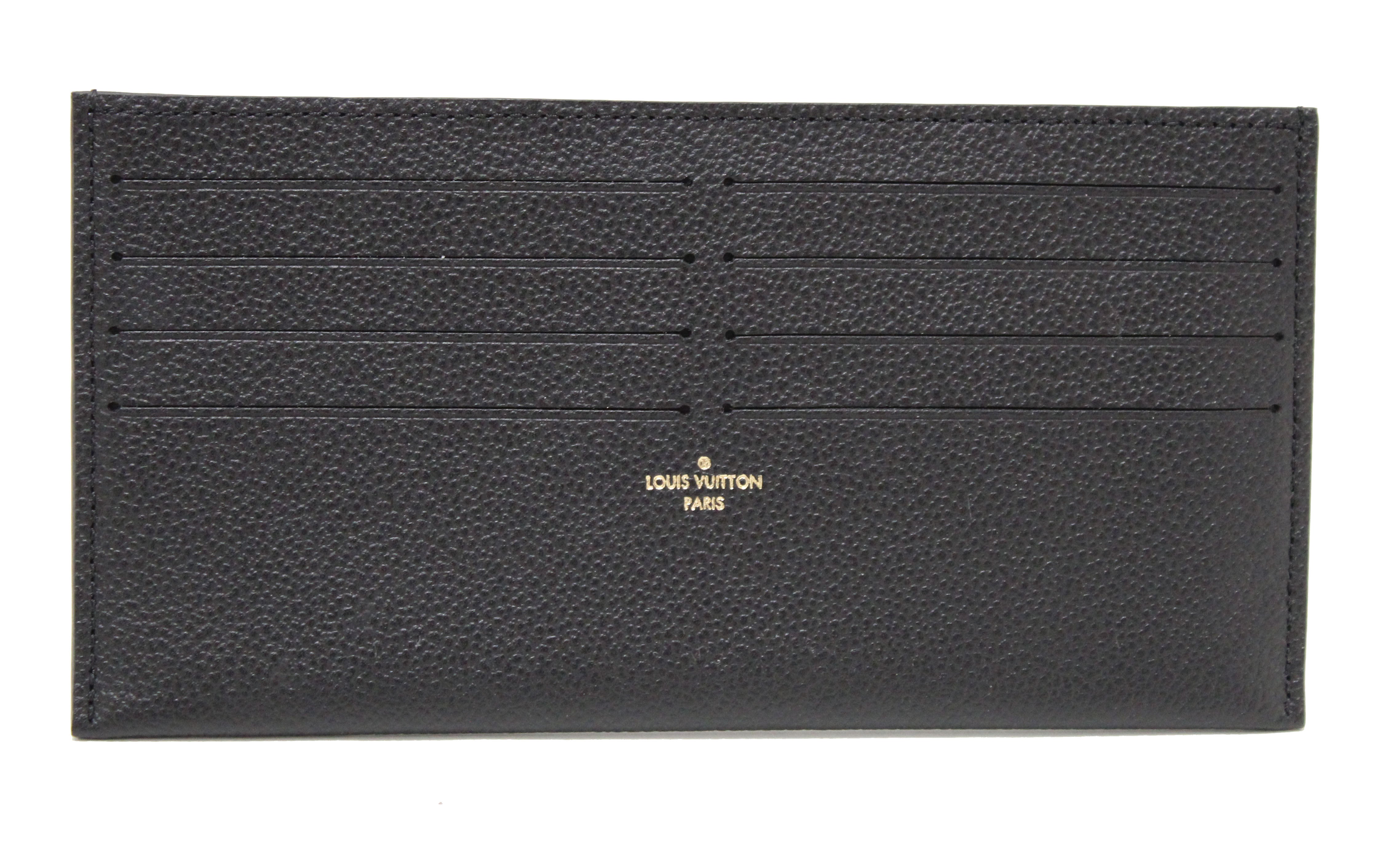 Authentic Louis Vuitton Black Monogram Empreinte Felicie Pochette Crossbody Bag - Luxury Designer Wallet on Chain for Women, Perfect for Evening Events & Daily Use