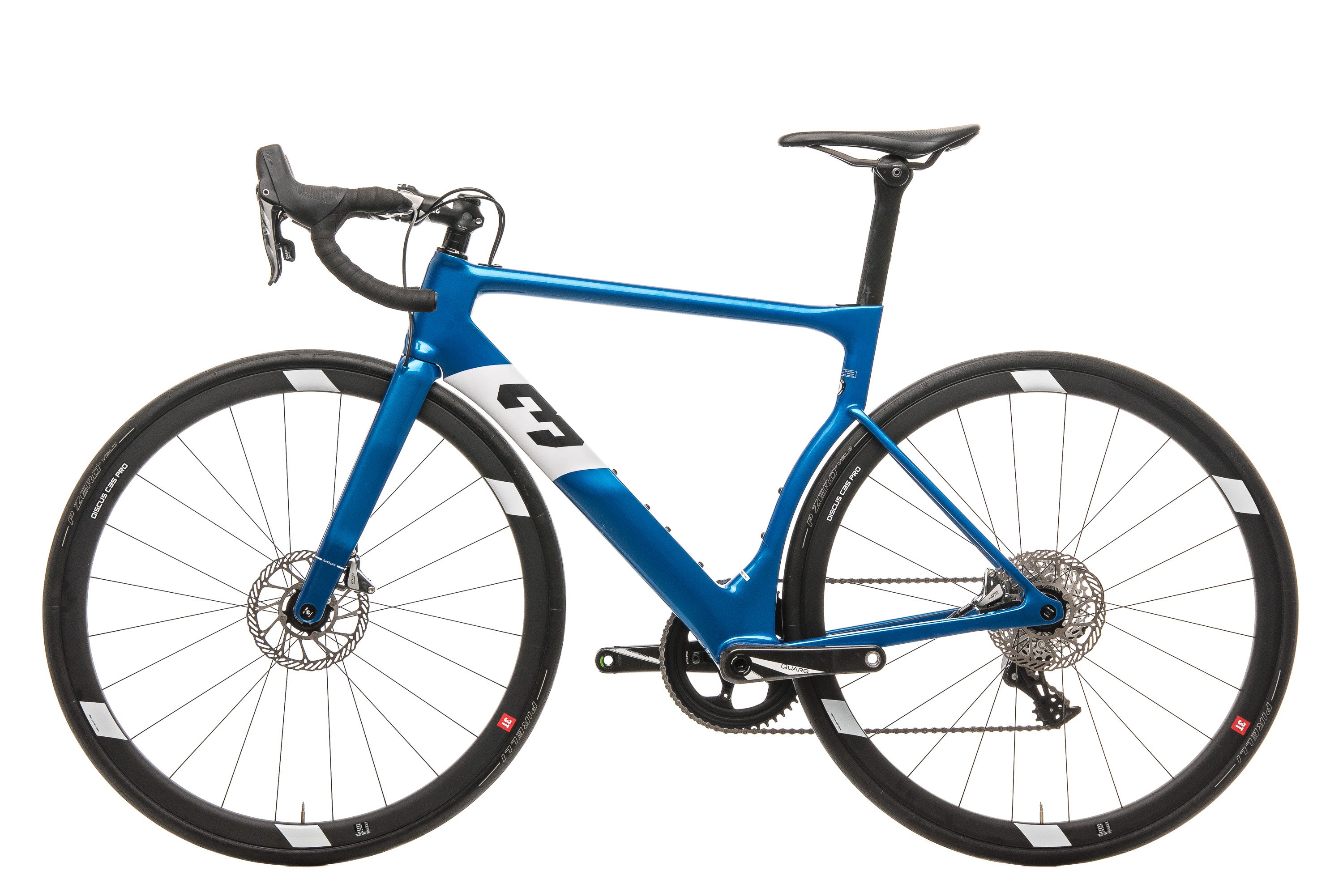 2018 3T Strada Pro Force Road Bike - Medium Size | Lightweight Carbon Frame, High-Performance for Racing & Endurance Training | Perfect for Competitive Cyclists & Long-Distance Rides
