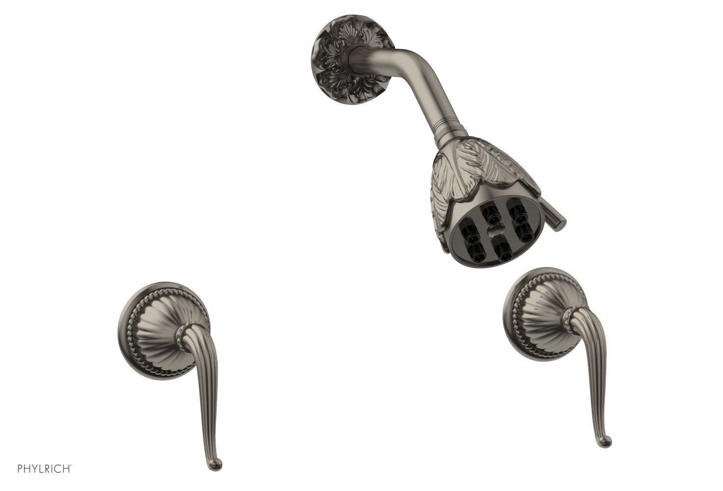 GEORGIAN & BARCELONA Two Handle Shower Set K3141 - Modern Bathroom Faucet with Cross Handles for Bath and Shower - Perfect for Home Renovation and Luxury Bathroom Upgrade