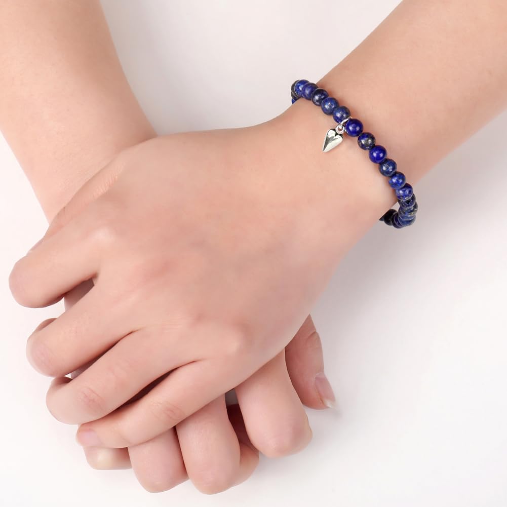 Personalized Beaded Bracelet for Women - Sister Gift with Inspirational Message Card & Elegant Gift Box - Perfect for Birthday, Anniversary & Special Occasions