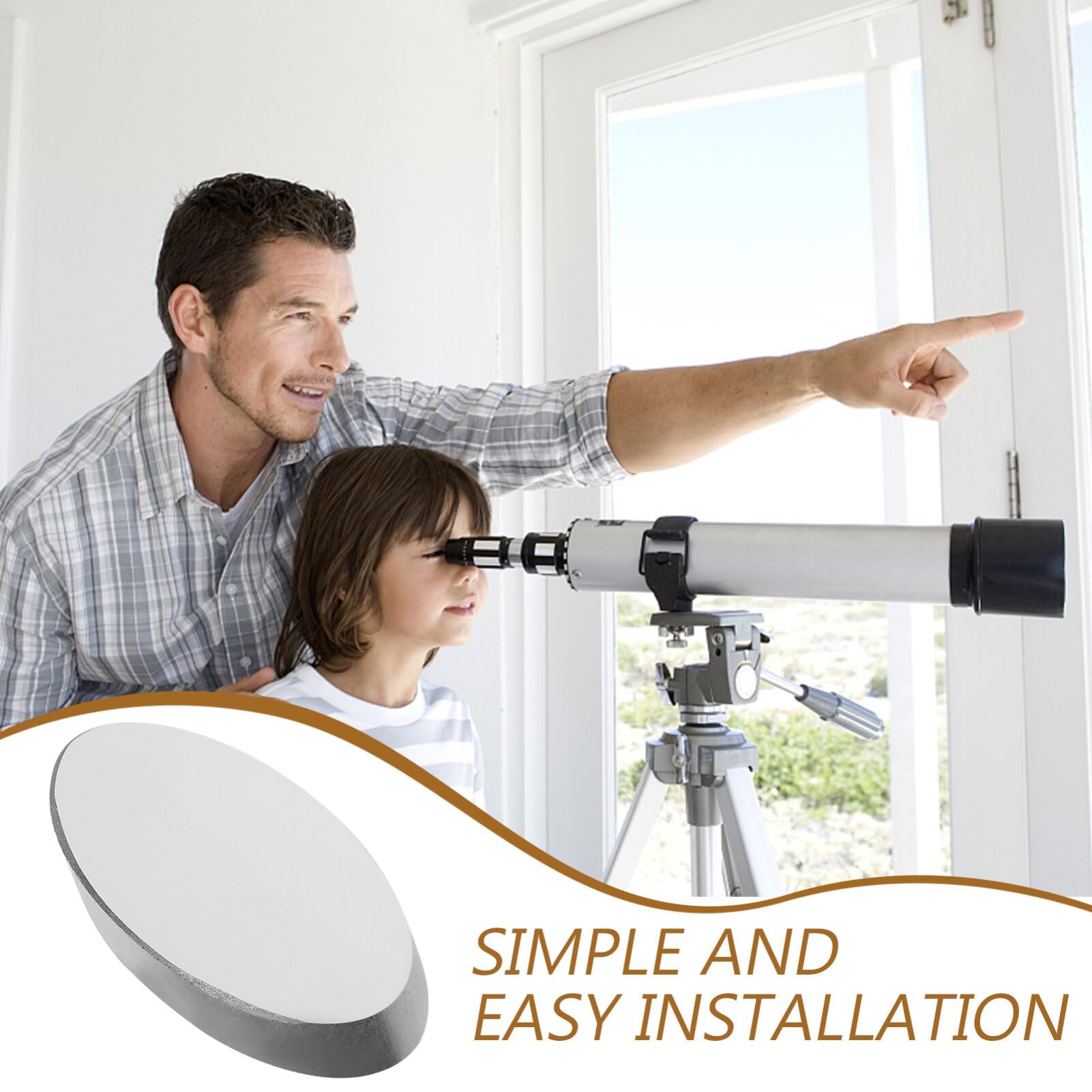 JECOMPRIS Reflector Main Mirror for Astronomical Telescopes - High-Quality Spherical Secondary Mirror Glass for Enhanced Stargazing & Astrophotography | Perfect for Astronomy Enthusiasts & Amateur Astronomers