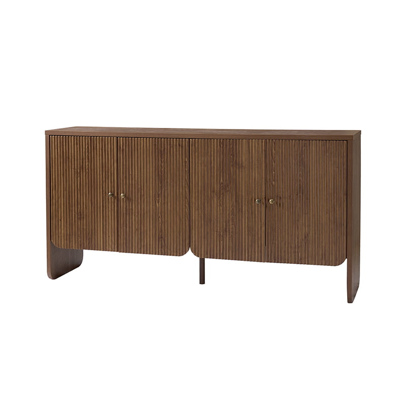 Paula Adjustable Shelf Buffet Cabinet Sideboard with Cable Management - Stylish Storage for Dining Room, Living Room & Home Office