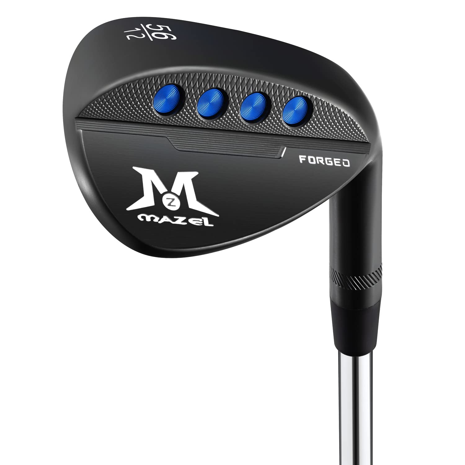 Premium MAZEL Forged Golf Wedge Set - 48/52/54/56/58/60 Degree Sand/Gap/Lob Wedges for Men with Milled Face for Maximum Spin (Right Hand) - Perfect for Short Game Shots, Bunker Escapes & Precision Approach Play