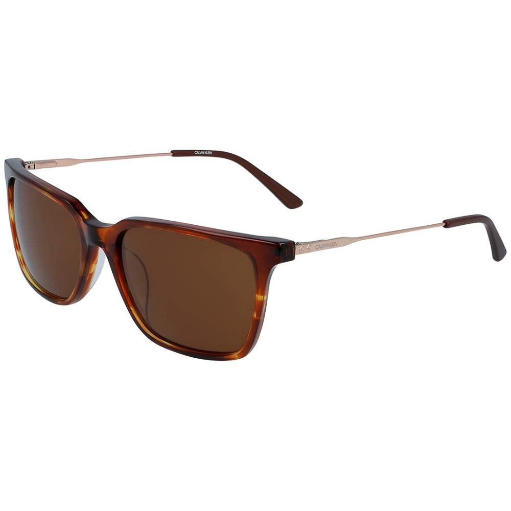 Calvin Klein CK 19703 S 248 Honey Havana Polarized Sunglasses for Men & Women - UV Protection, Fashionable & Lightweight for Outdoor Activities, Driving, and Beach Vacations